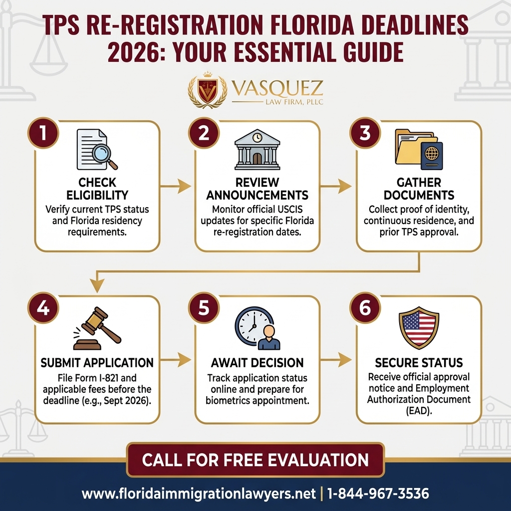Key Statistics and Data for TPS Re-registration Florida Deadlines 2026: Your Essential Guide
