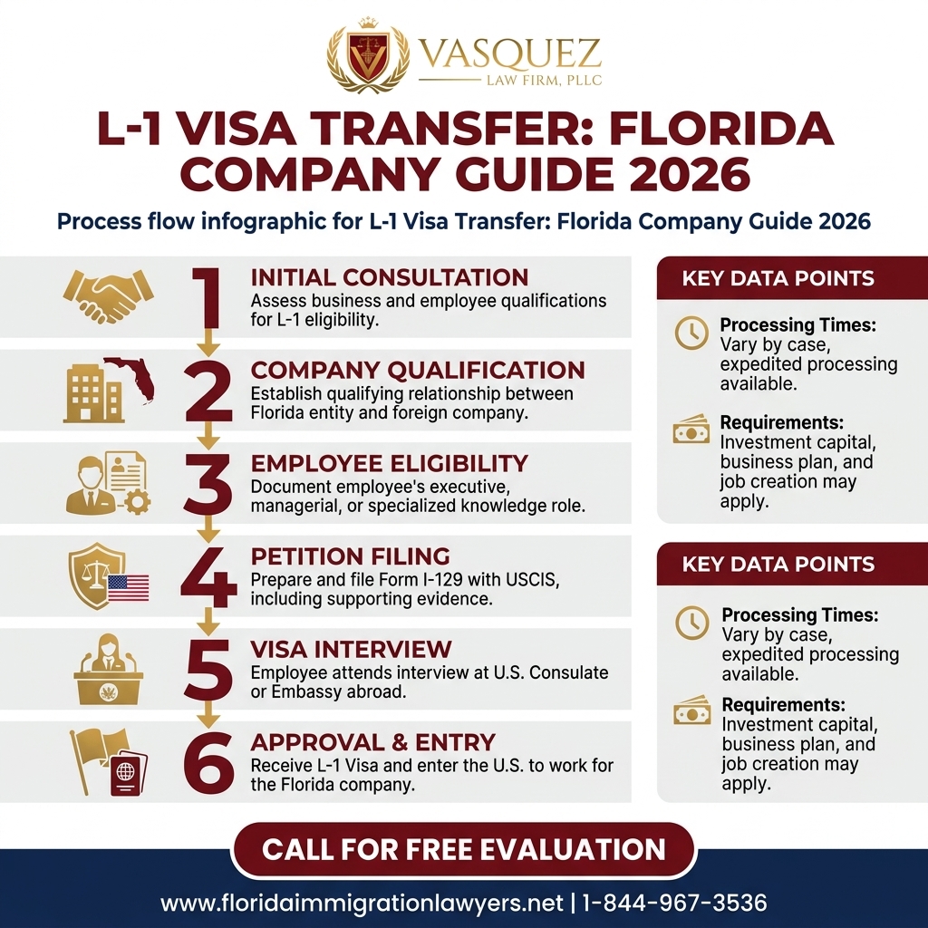 Key Statistics and Data for L-1 Visa Transfer: Florida Company Guide 2026