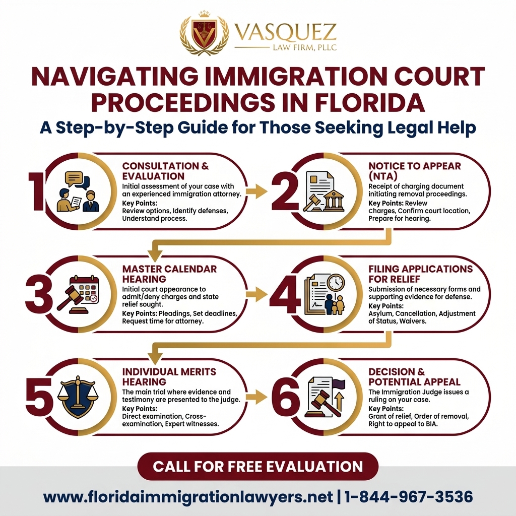 Key Statistics and Data for Navigating Immigration Court Proceedings in Florida