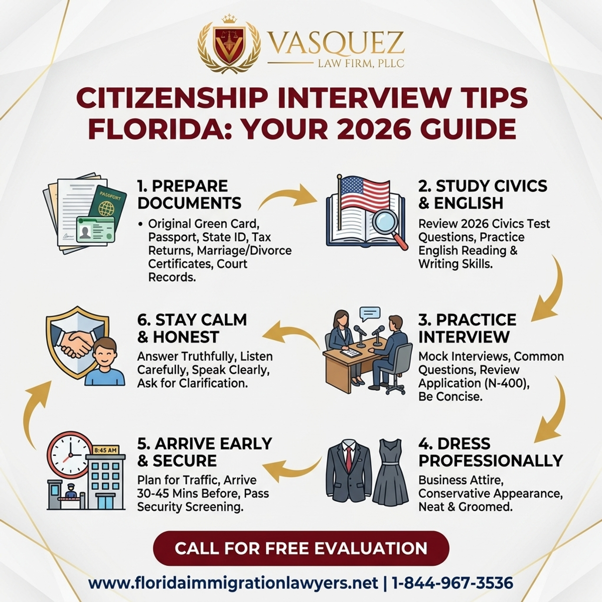 Step-by-Step Process for Citizenship Interview Tips Florida: Your 2026 Guide