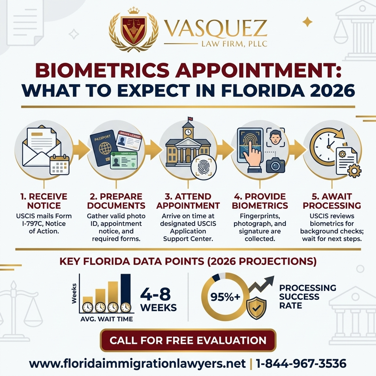 Step-by-Step Process for Cita de Datos Biométricos: Qué Esperar en Florida 2026