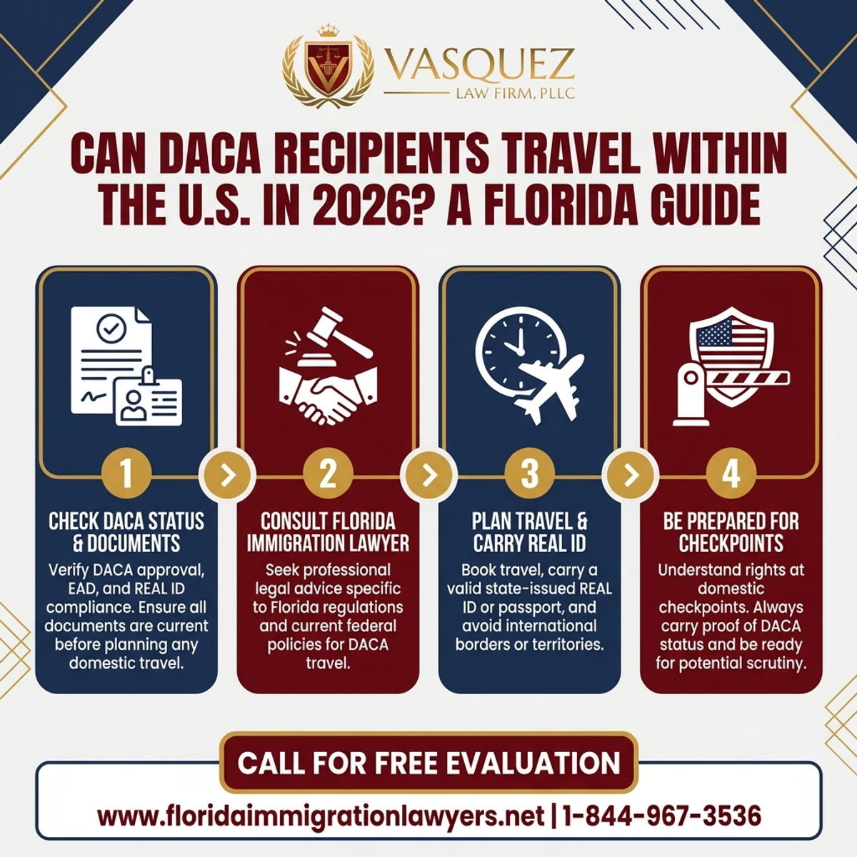 Step-by-Step Process for Can DACA Recipients Travel Within the U.S. in 2026? A Florida Guide