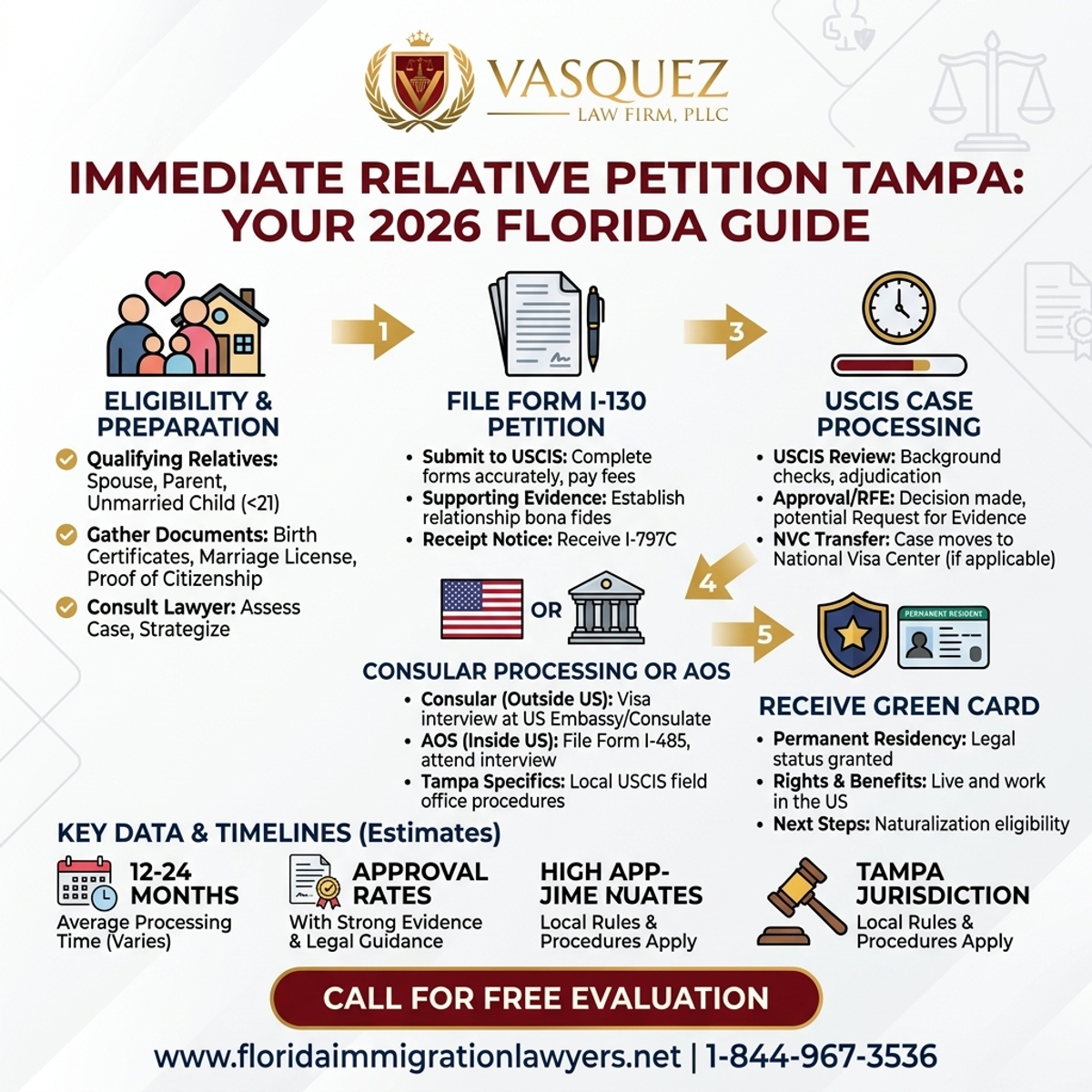 Step-by-Step Process for Immediate Relative Petition Tampa: Your 2026 Florida Guide