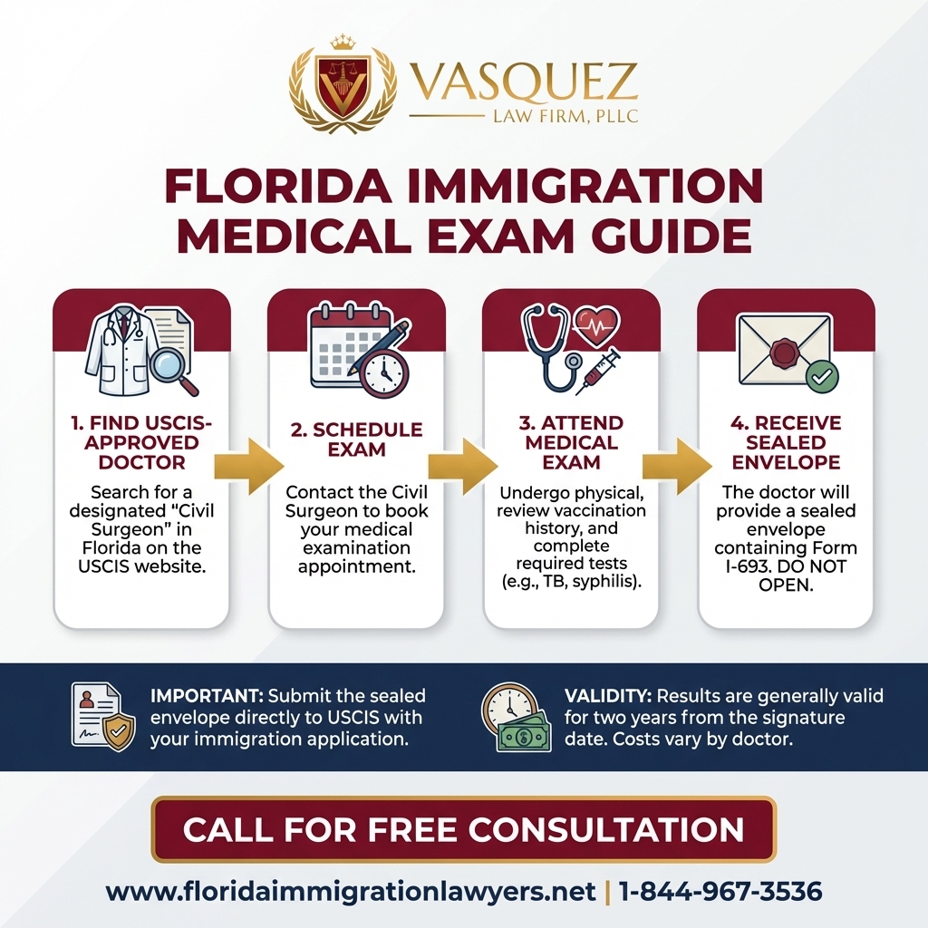 Process Timeline for Florida Immigration Medical Exam Guide