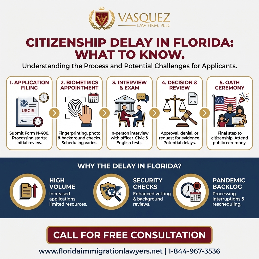 Process Timeline for Citizenship Delay in Florida: What to Know