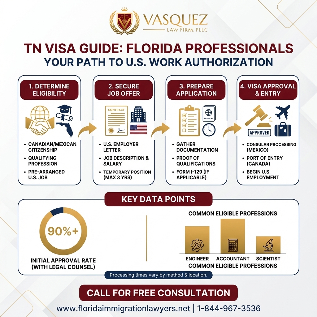 Process Timeline for TN Visa Guide for Florida Professionals
