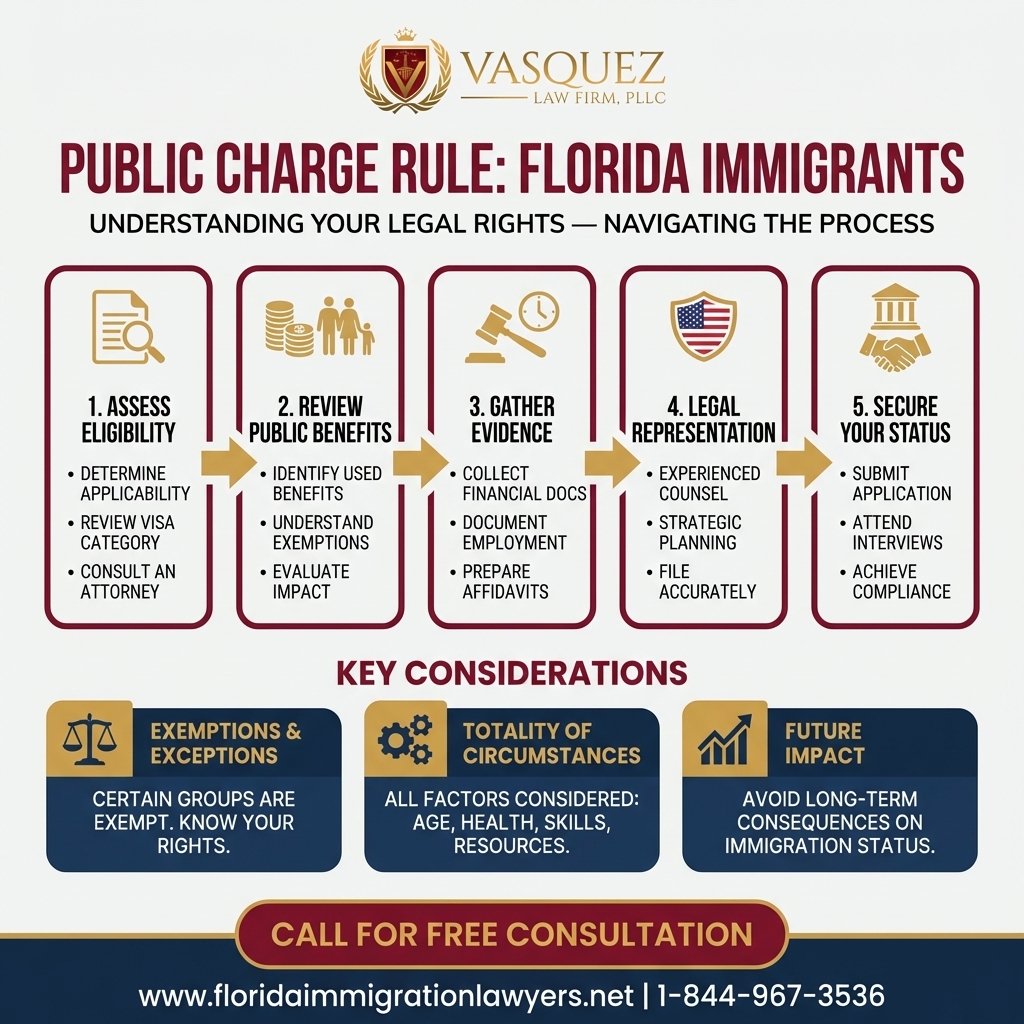 Process Timeline for Public Charge Rule for Florida Immigrants