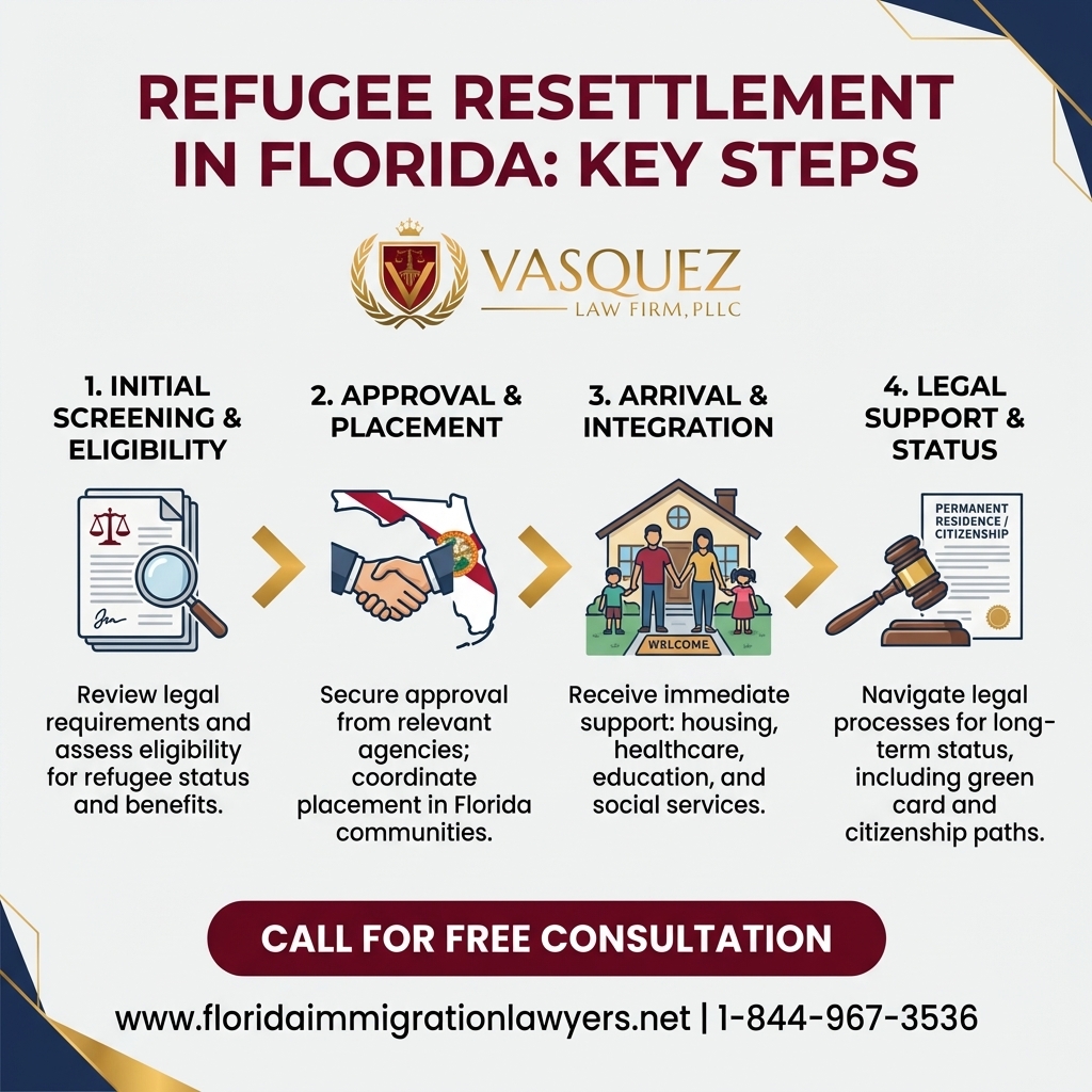 Process Timeline for Refugee Resettlement in Florida: Key Steps