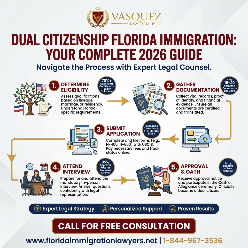 Process Timeline for Dual Citizenship Florida Immigration: Your Complete 2026 Guide