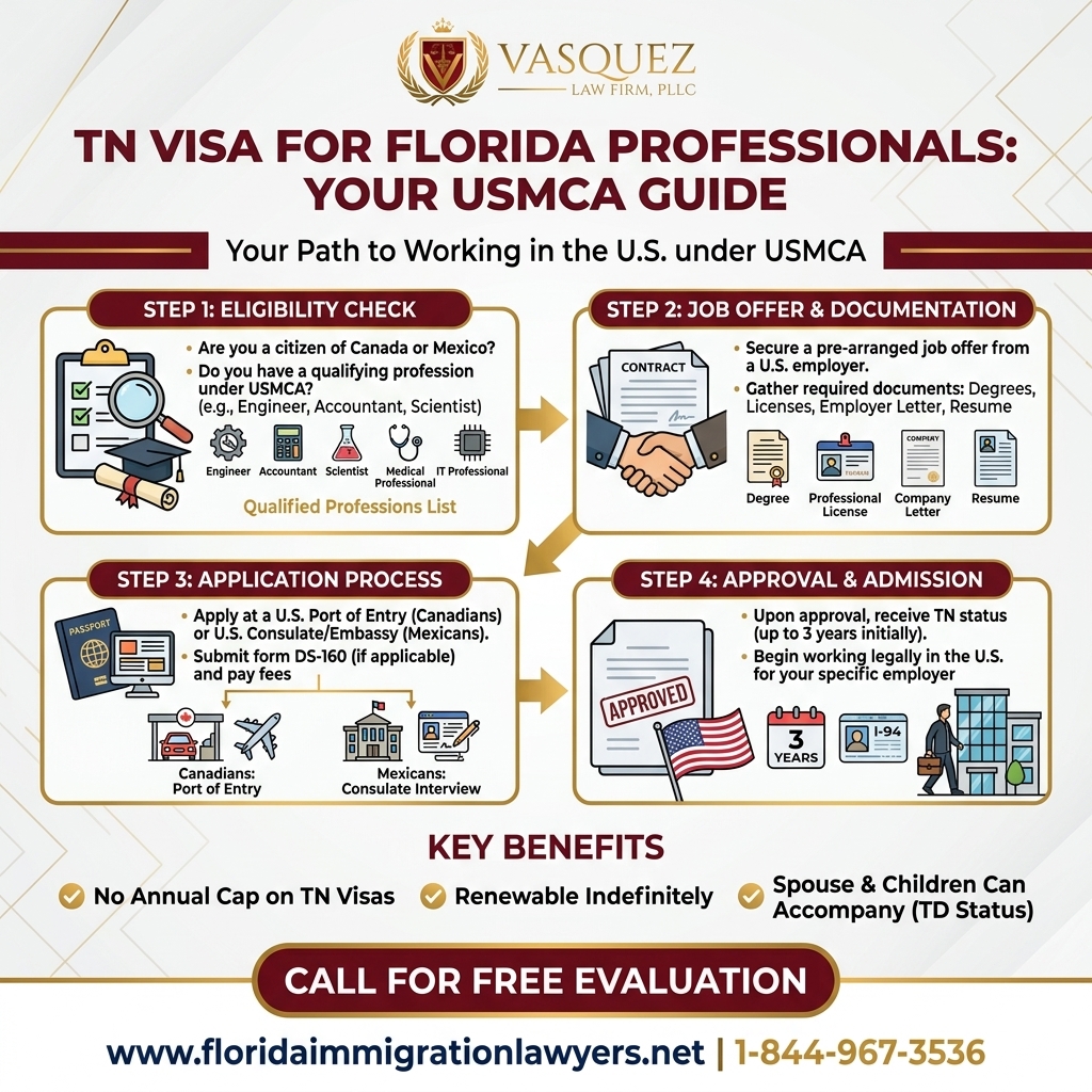 Process Timeline for TN Visa for Florida Professionals: Your USMCA Guide