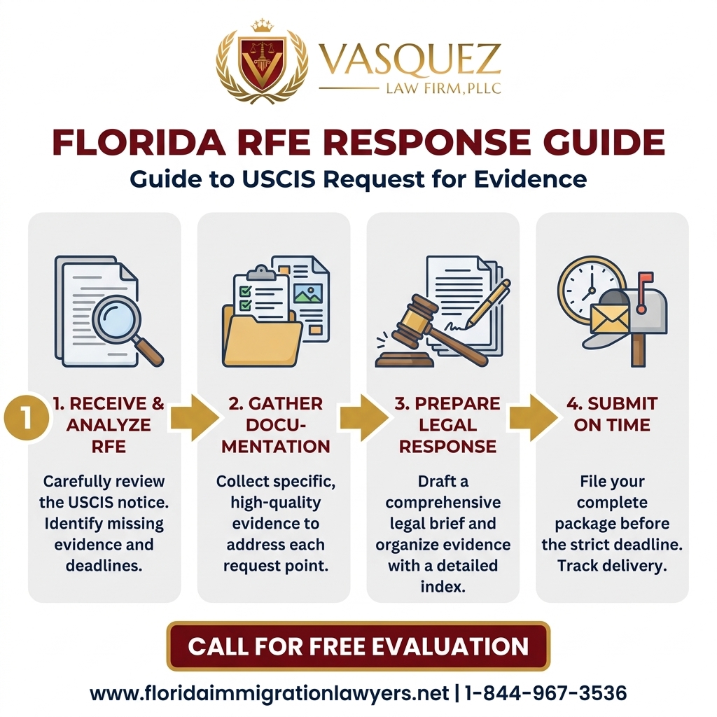 Process Timeline for Respuesta a RFE en Florida: Guía para Solicitud de Evidencia