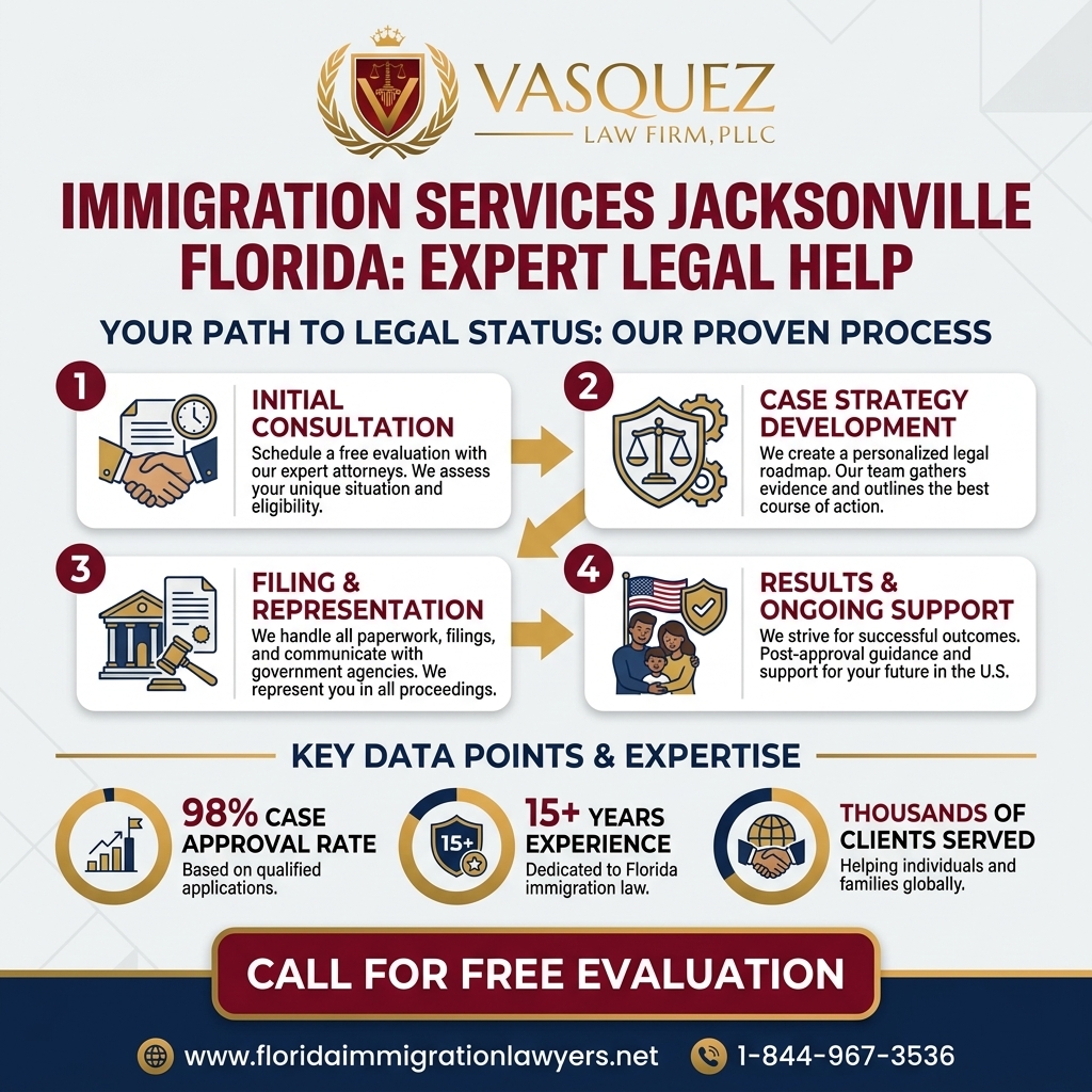 Process Timeline for Servicios de Inmigración Jacksonville Florida: Asesoría Legal