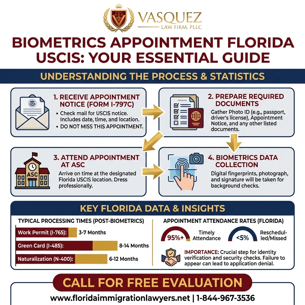 Process Timeline for Biometrics Appointment Florida USCIS: Your Essential Guide