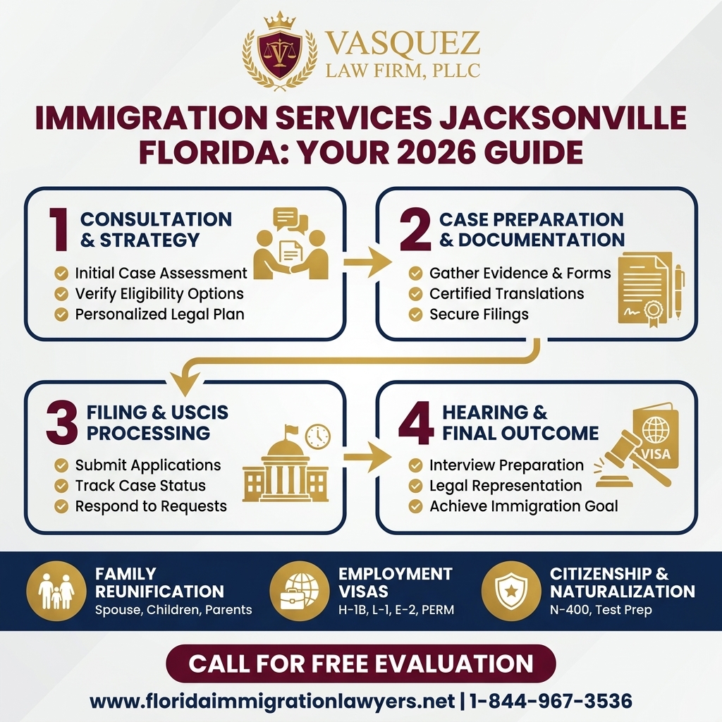 Process Timeline for Servicios de Inmigración Jacksonville Florida: Su Guía 2026