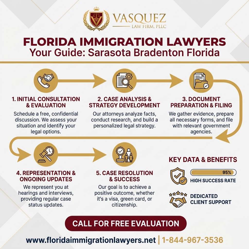 Process Timeline for Abogado de Inmigración Sarasota Bradenton Florida: Su Guía