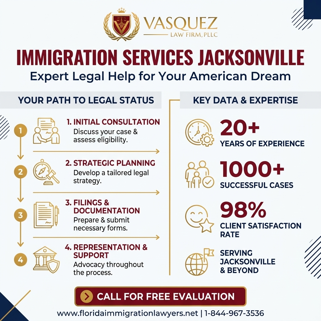 Process Timeline for Servicios de Inmigración Jacksonville Florida: Ayuda Legal Experta