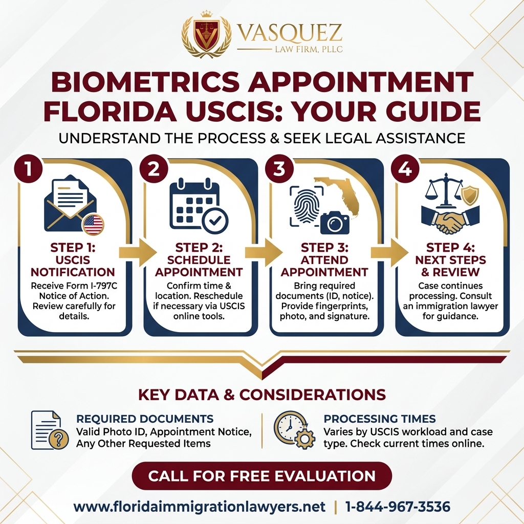 Process Timeline for Cita Biométricos Florida USCIS: Su Guía Esencial