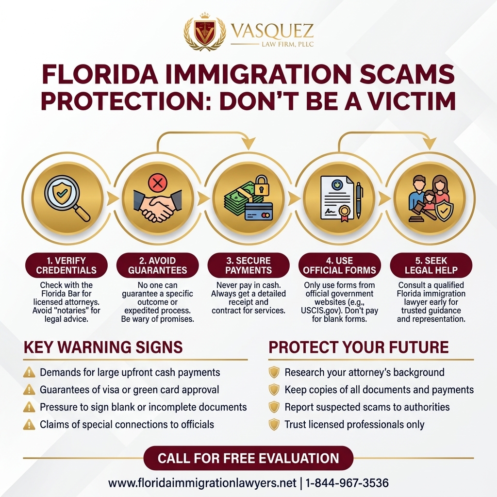 Process Timeline for Protección Contra Estafas Migratorias en Florida: No Sea Víctima