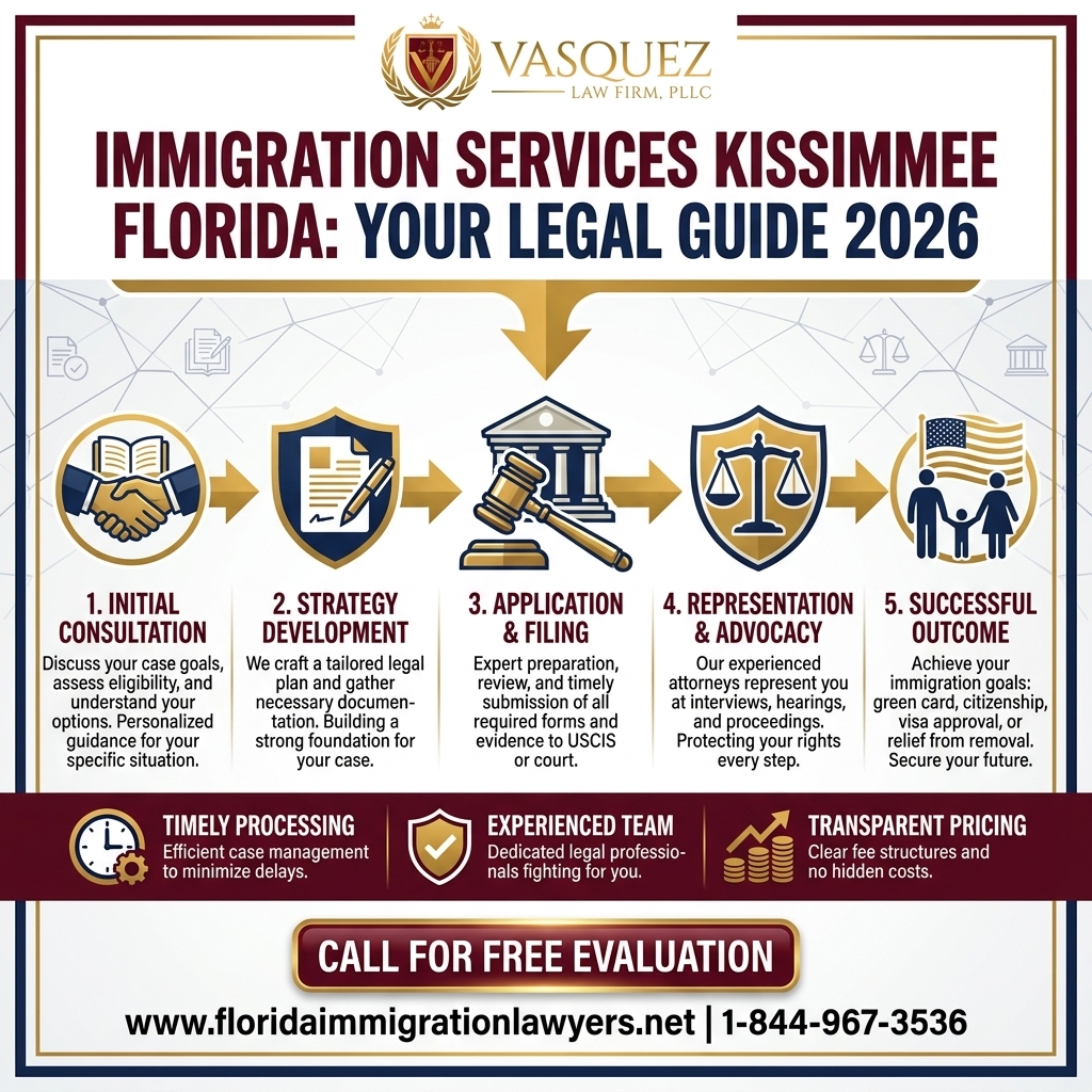Process Timeline for Servicios de Inmigración Kissimmee Florida: Su Guía Legal 2026