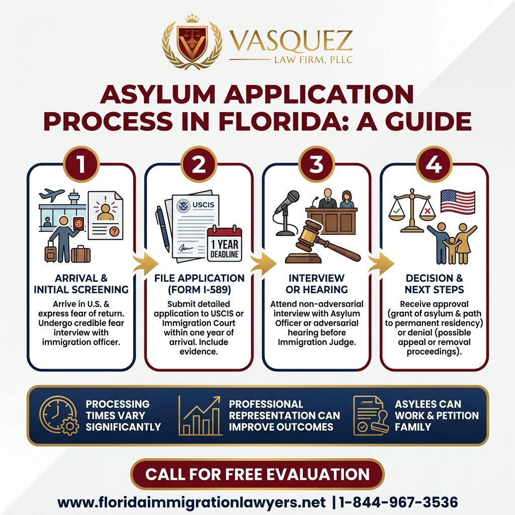 Process Timeline for Asylum Application Process in Florida: A Guide