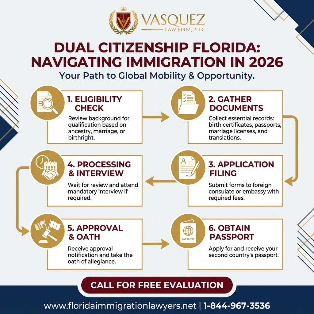 Process Timeline for Doble Ciudadanía Florida: Navegando la Inmigración en 2026