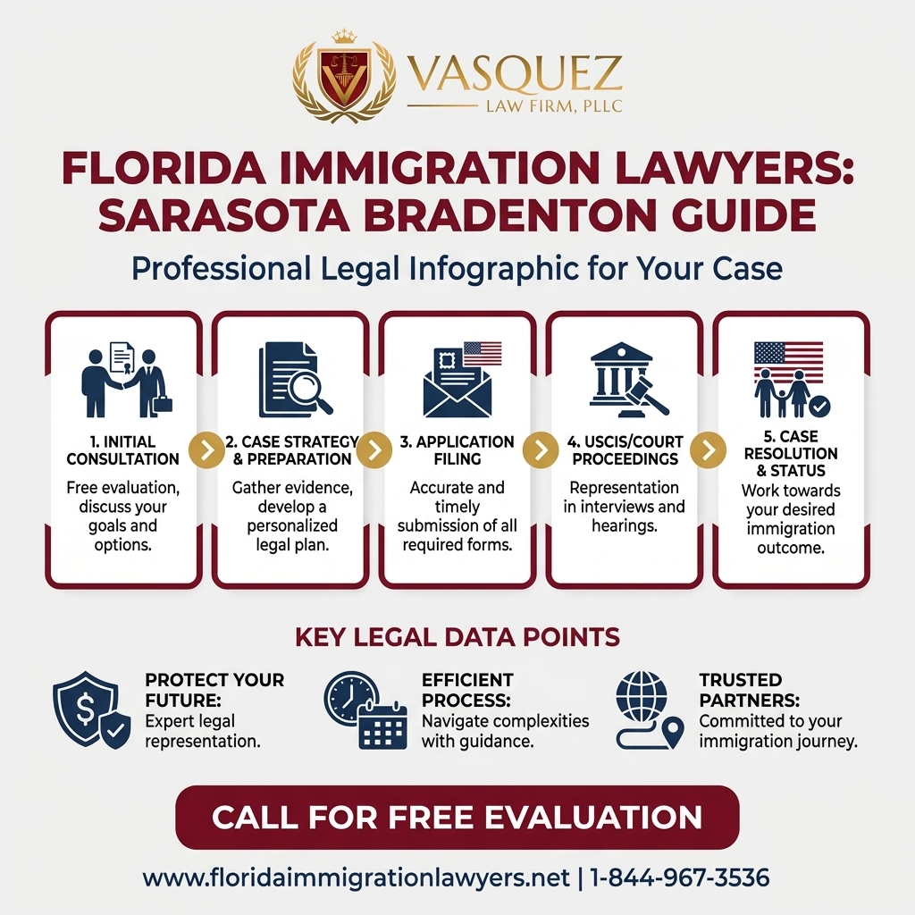 Process Timeline for Immigration Lawyer Sarasota Bradenton Florida Guide