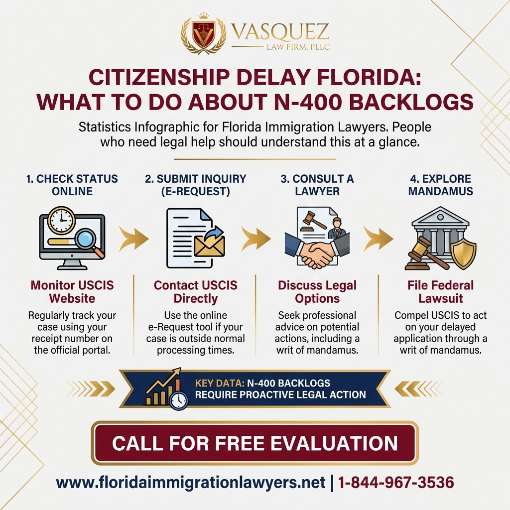 Process Timeline for Retraso Ciudadanía Florida: Qué Hacer Ante Demoras N-400