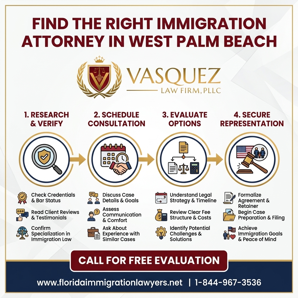 Process Timeline for Encuentre el Abogado de Inmigración Correcto en West Palm Beach