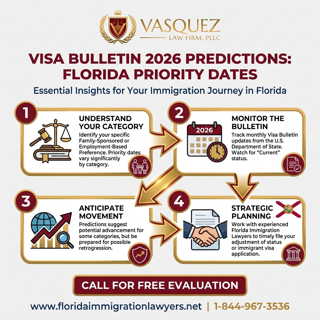Process Timeline for Visa Bulletin 2026 Predictions: Florida Priority Dates
