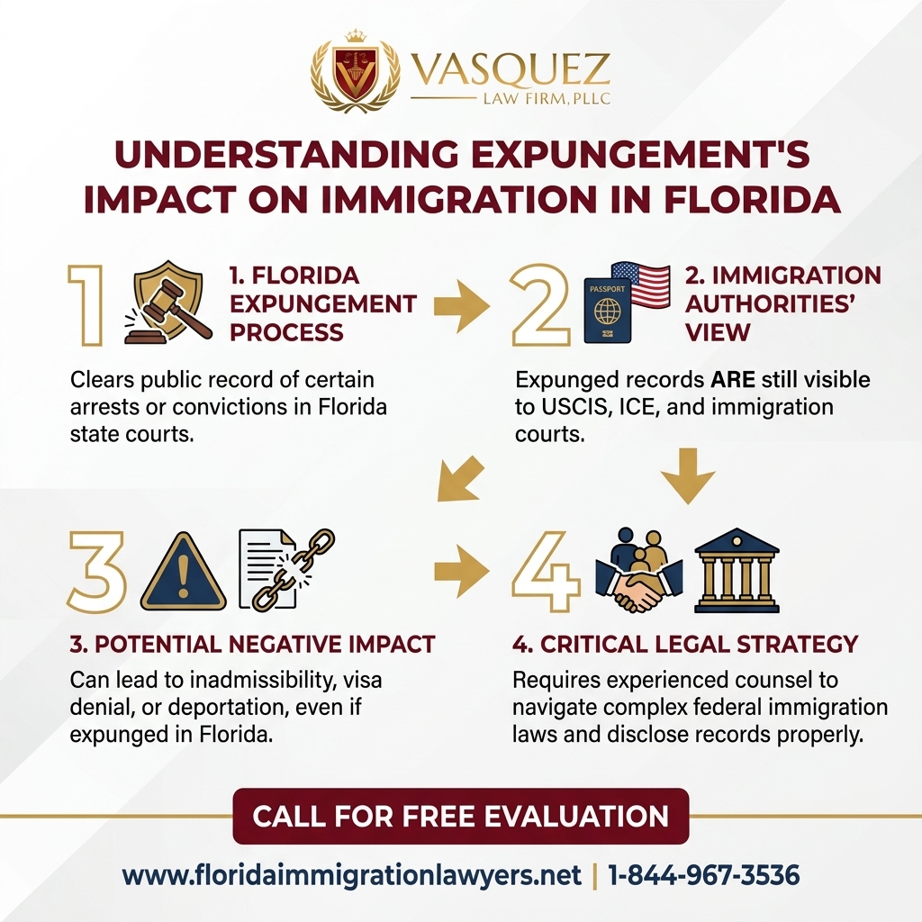 Process Timeline for Understanding Expungement's Impact on Immigration in Florida