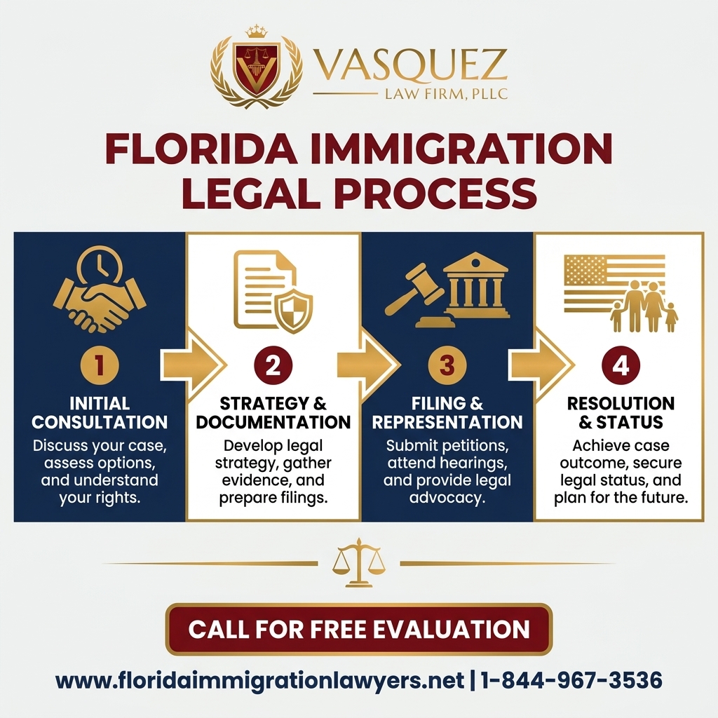 Process Timeline for Abogado de Inmigración Gainesville: Ayuda Legal Norte Florida