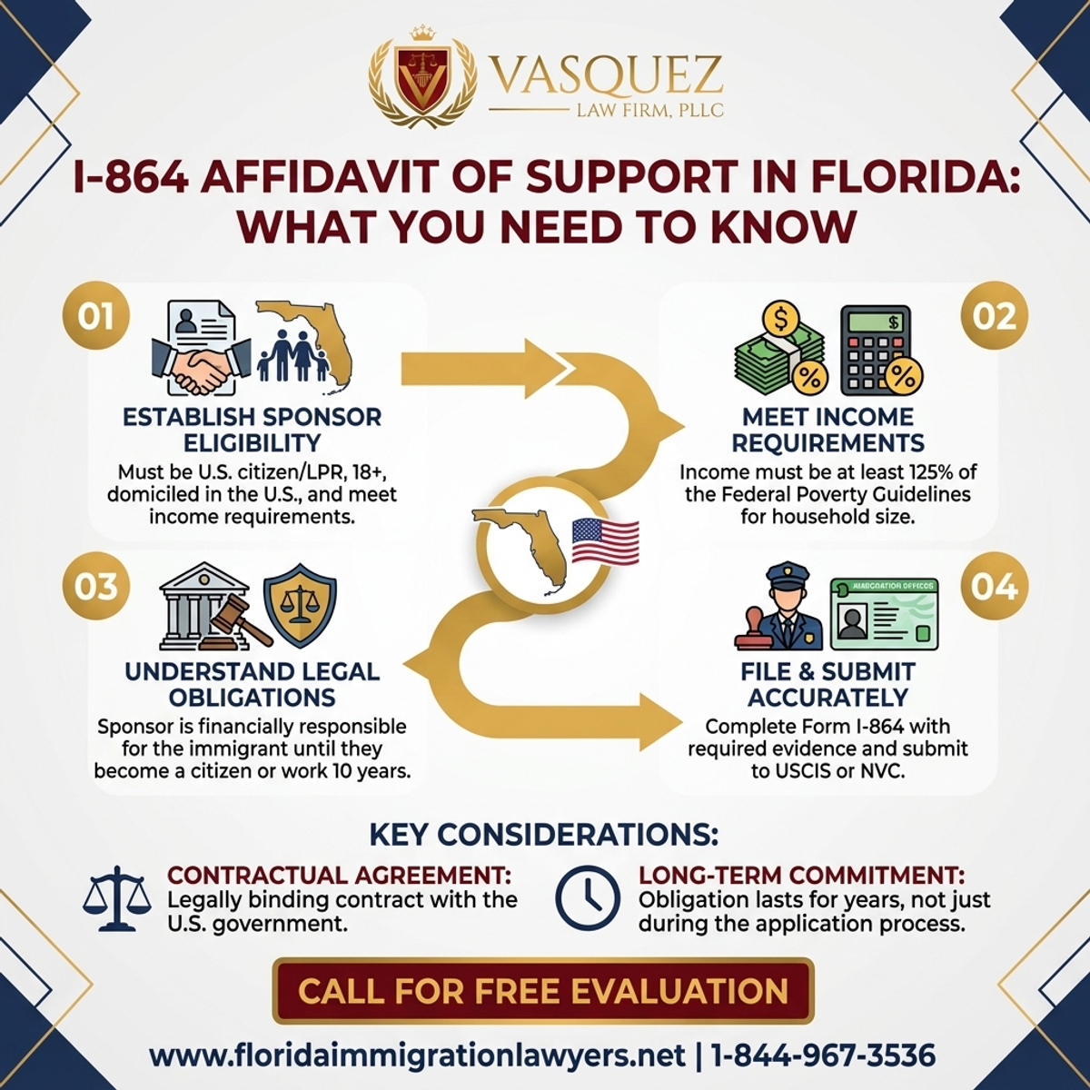 Key Statistics and Data for Todo sobre el Formulario I-864 en Florida | VLF Florida