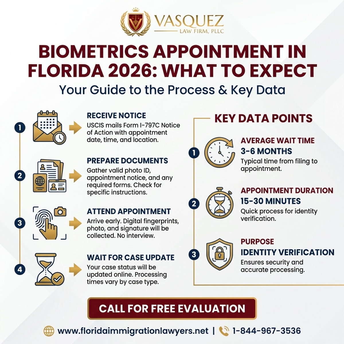 Key Statistics and Data for Cita de Datos Biométricos en Florida 2026: Qué Esperar