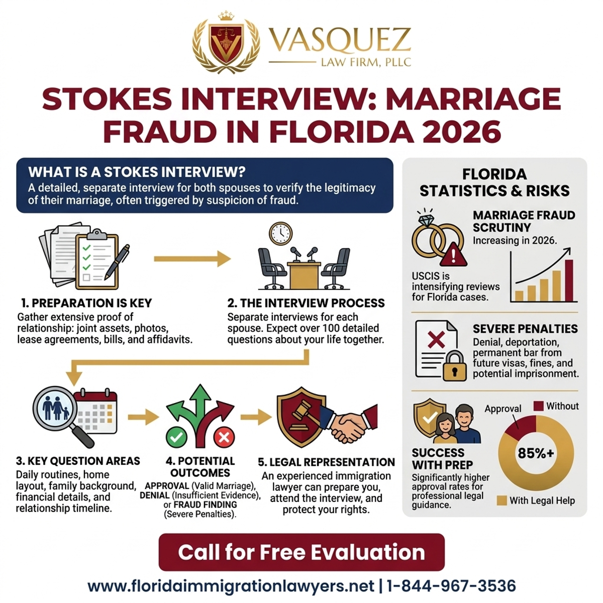 Estadísticas y Datos Clave para Entrevista Stokes: Fraude Matrimonial en Florida 2026
