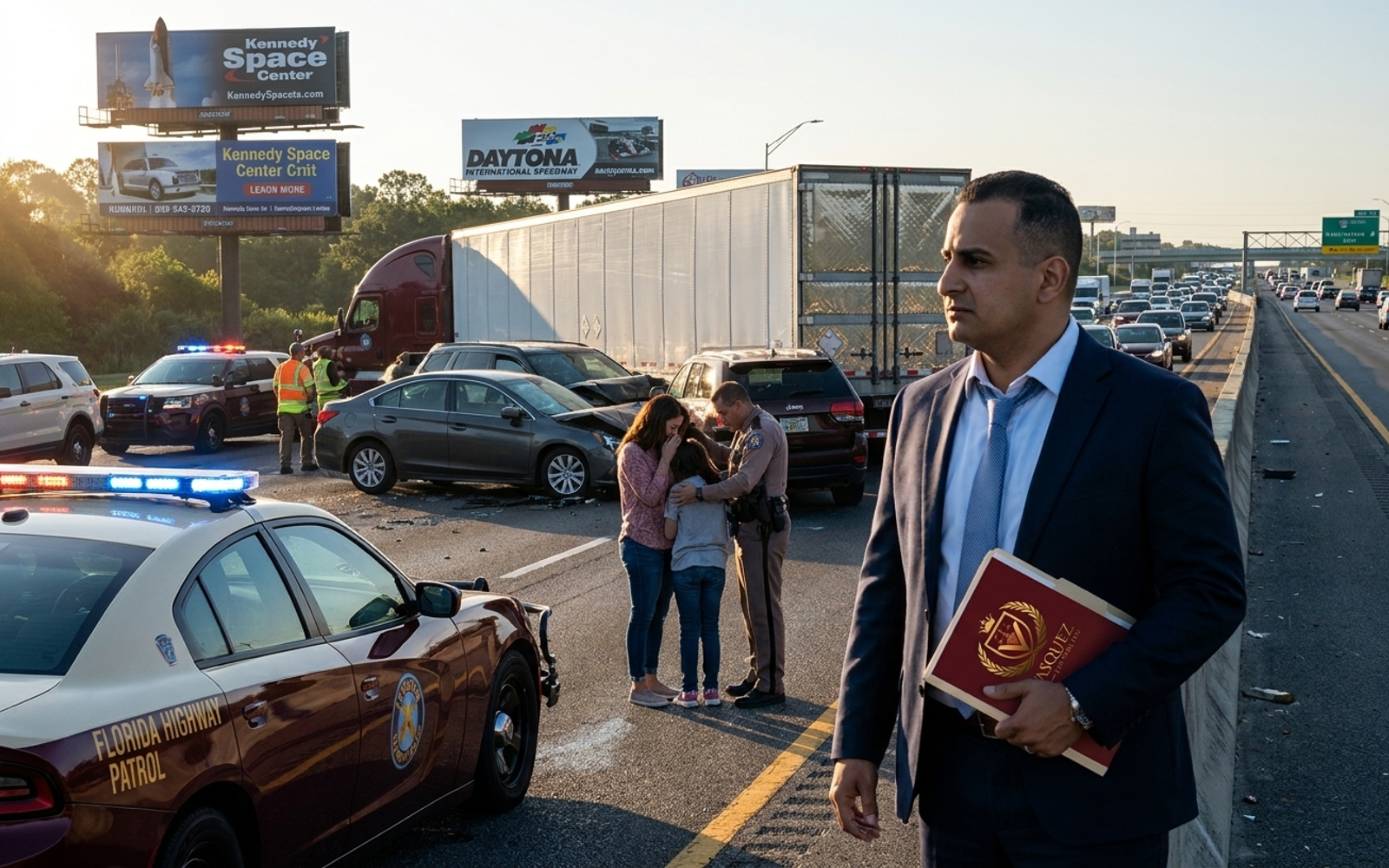 Truck Accident on I-4? Florida 18-Wheeler… — guía del abogado de inmigración en Florida