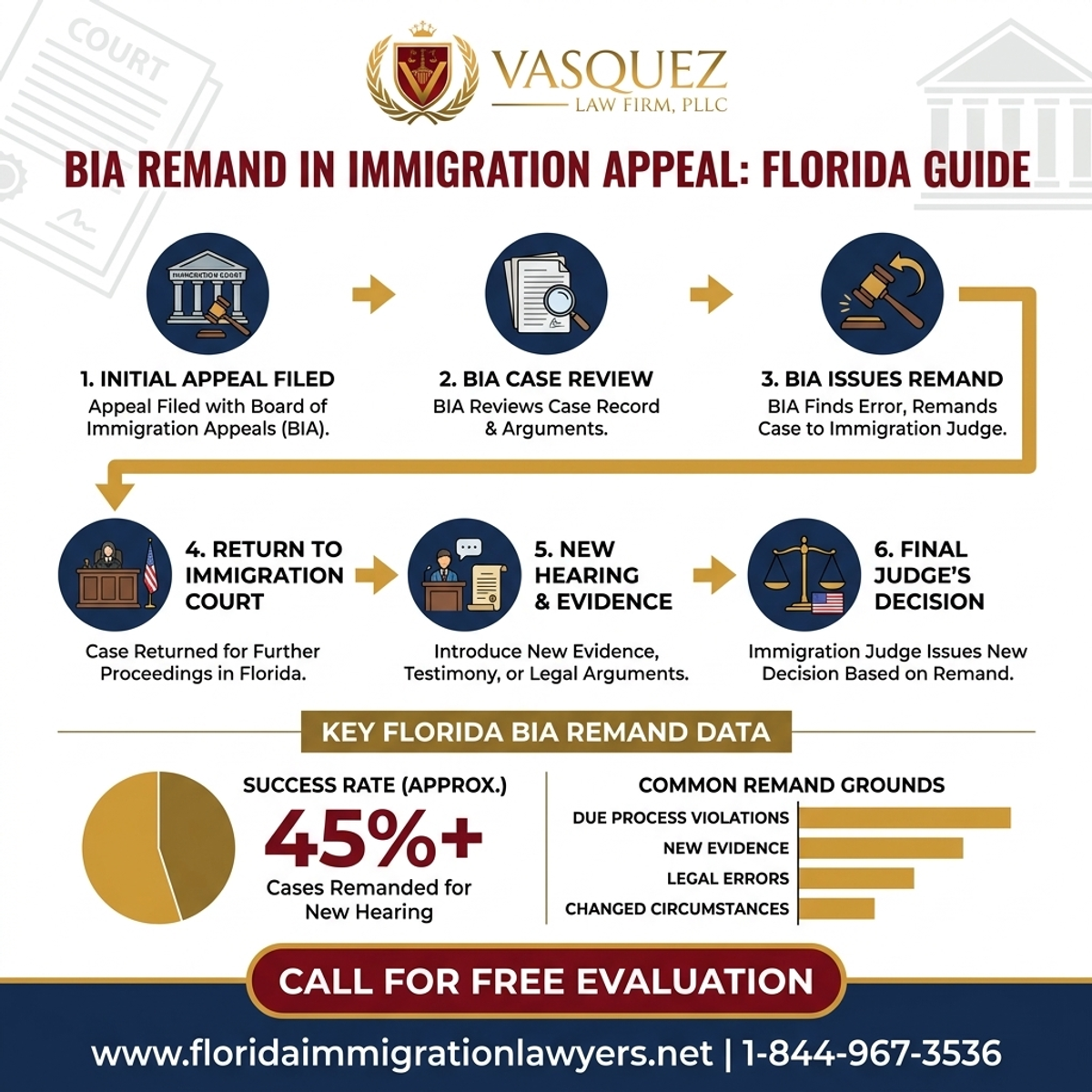 Key Statistics and Data for Guía de Remisión BIA en Apelaciones de Inmigración en Florida