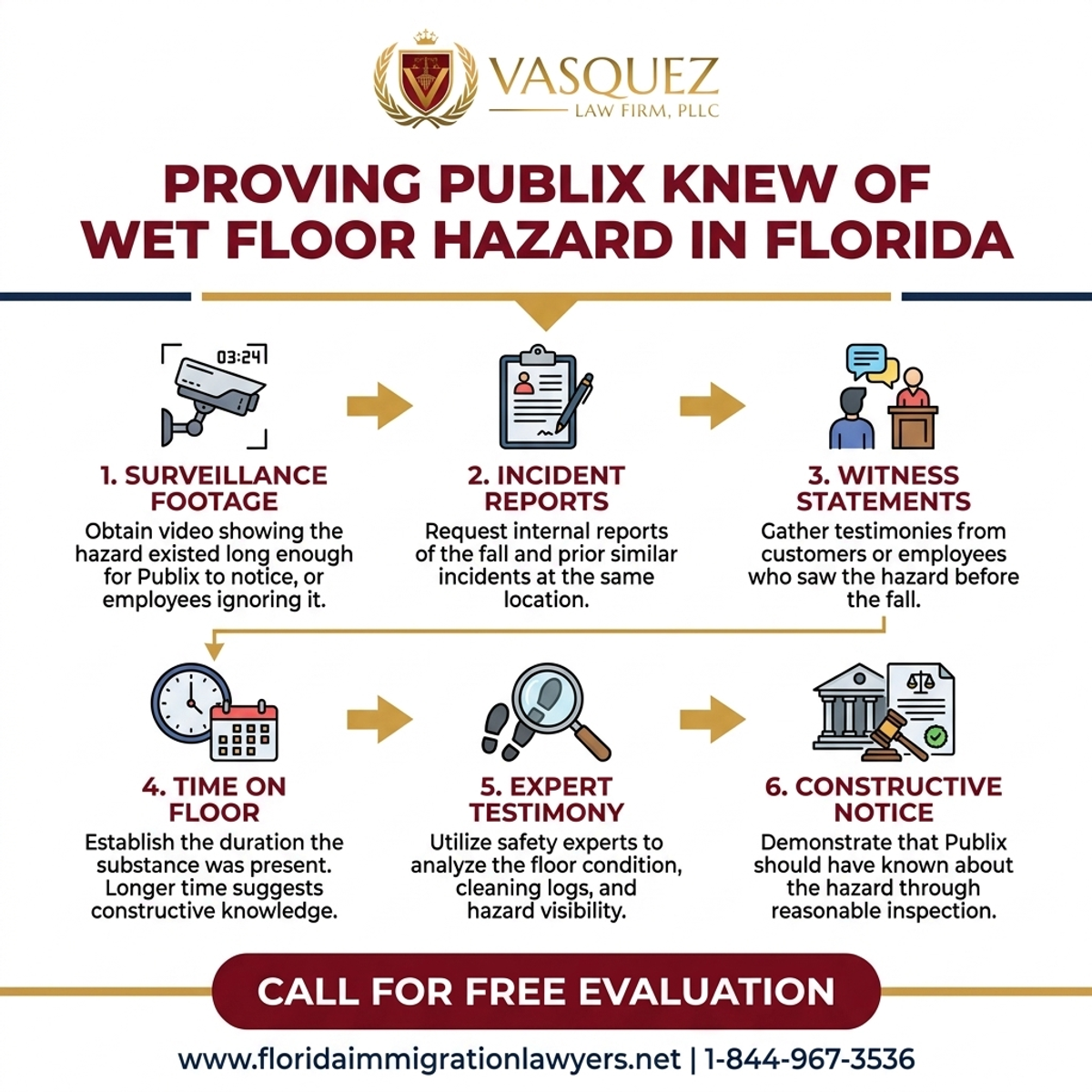 Key Statistics and Data for Proving Publix Knew of Wet Floor Hazard in Florida