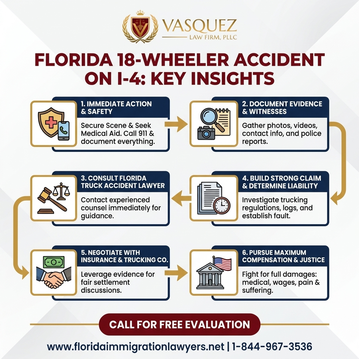 Key Statistics and Data for Accidente de Camión en Florida I-4: Información Clave