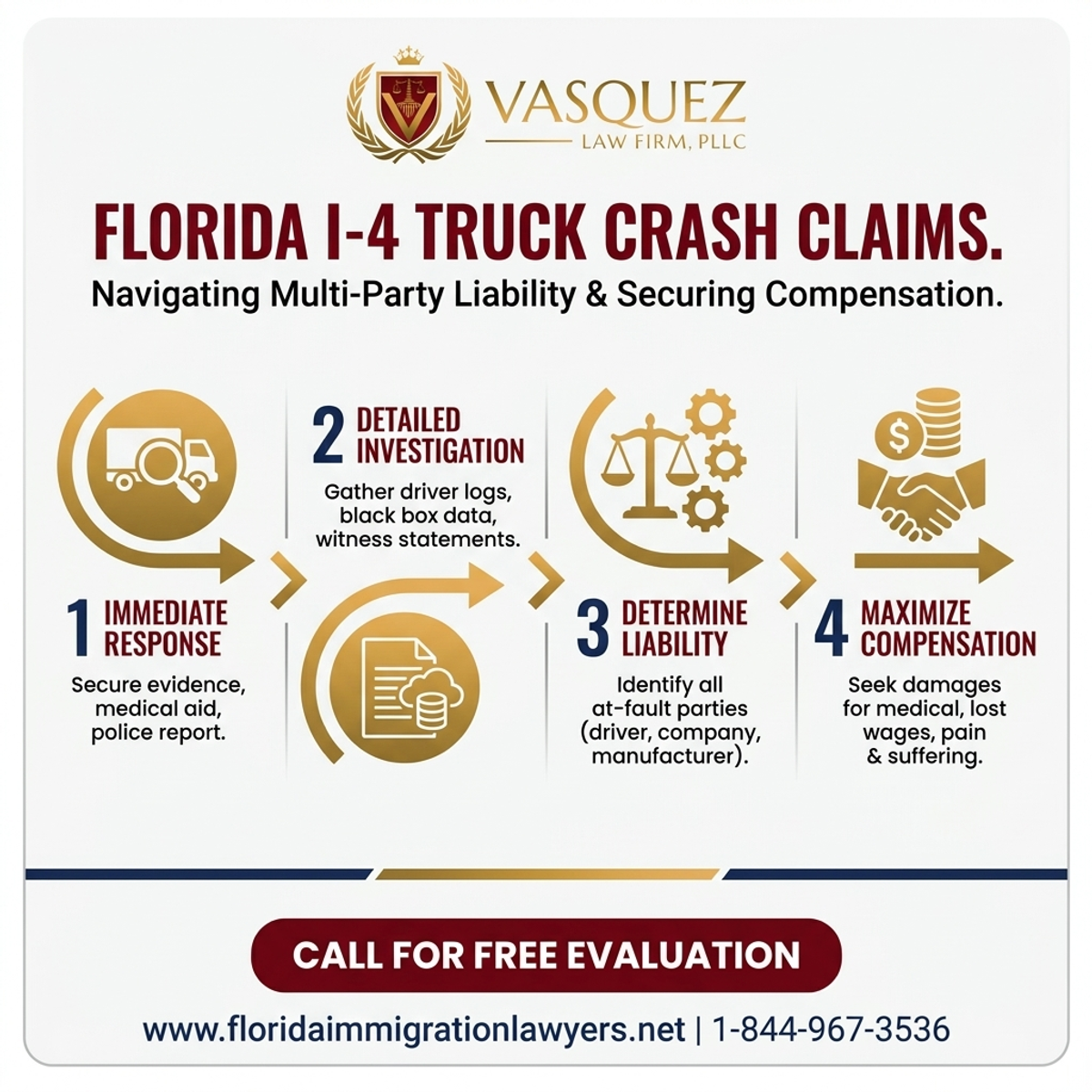 Key Statistics and Data for Accidente de Camión en I-4 Florida: Reclamaciones Multi-Parte